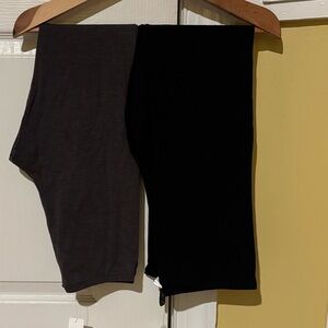 Eileen Fisher Leggings Med NWT & heather grey LEGGINGS NWT MED  COTTON